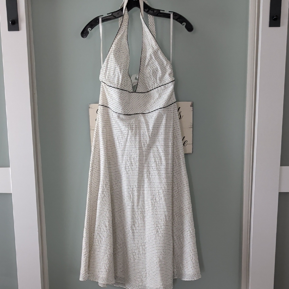J. Crew Elegant White Cotton Dress
